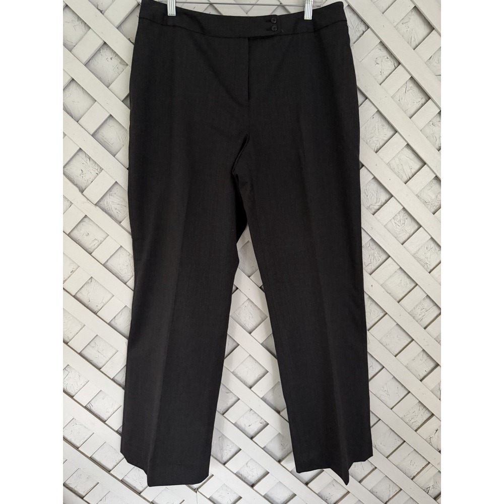 Vtg Pendleton Women's Wool Pants Gray High Rise Business Casual Minimalist Sz16